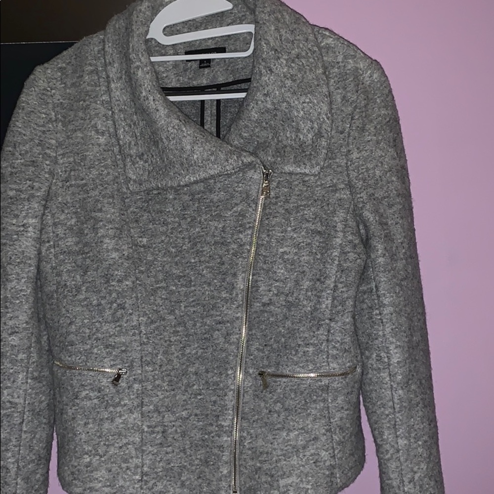Ann Taylor Gray Wool Jacket Coat🕊